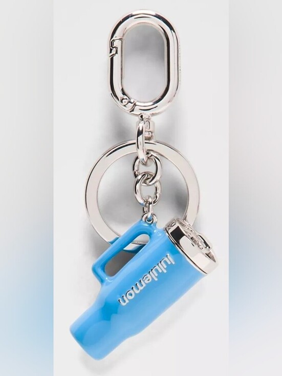 lululemon athletica Accessories - Lululemon Blue Charm Tumbler Keychain